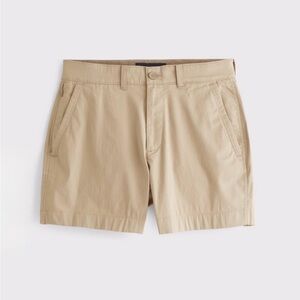 Abercrombie and Fitch A&F Khaki Tan All-Day Style Shorts Size 26